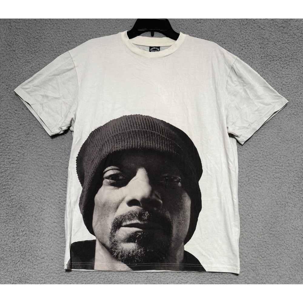Rare Death Row Records Snoop Dogg Hip Hop Graphic Cotton Shirt Mens Large
